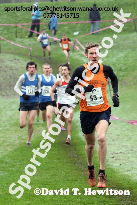 Senior men, Durham Cathedral Cross Country Relays. Photo: David T. Hewitson/Sports for All Pics
